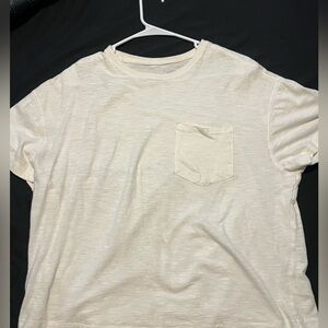 Universal Thread Men's Beige Short Sleeve Tee